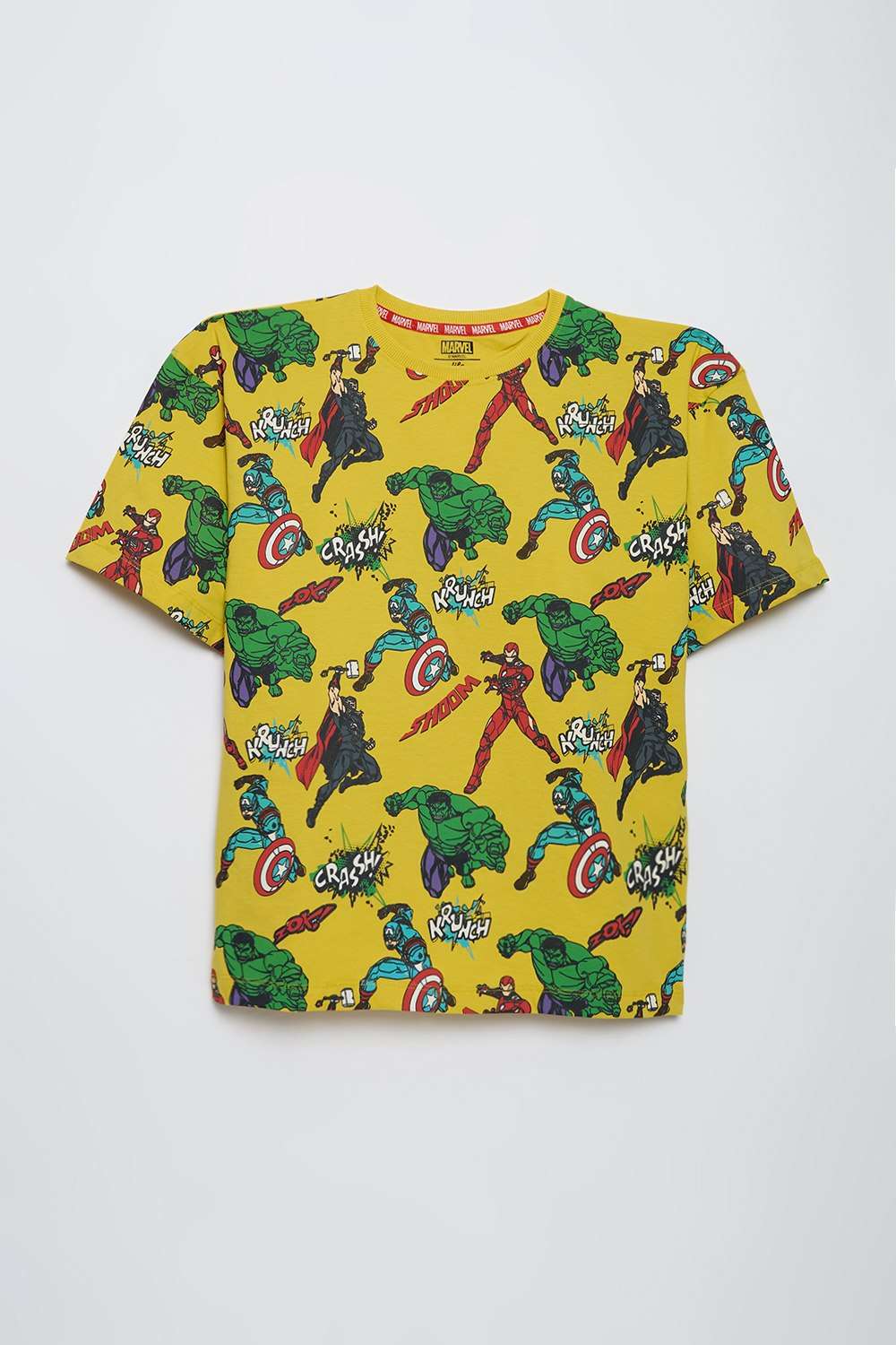 Printed-Cotton-Round-Neck-Boys-T-Shirt
