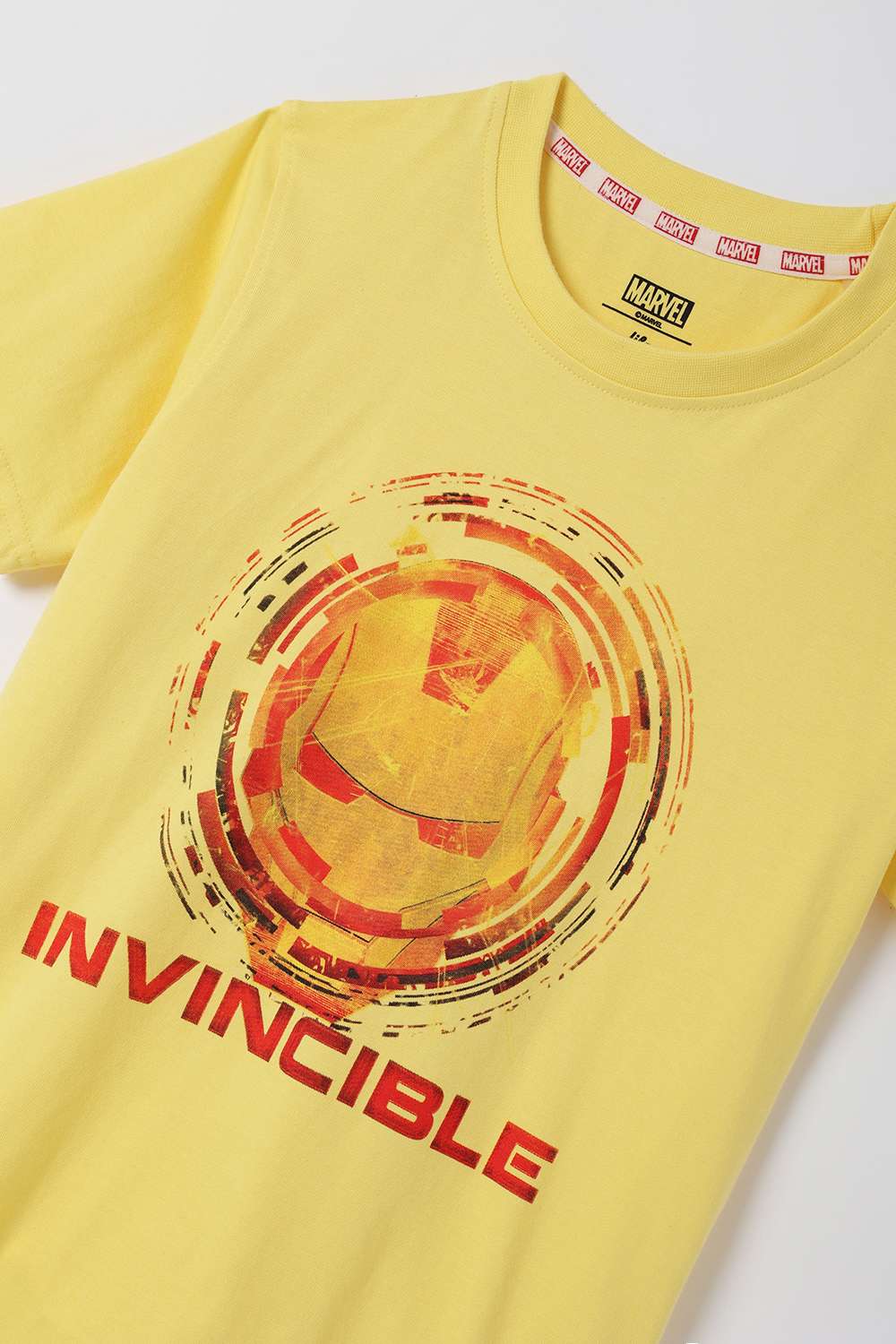 Solid-Blended-Fabric-Round-Neck-Boys-T-Shirt