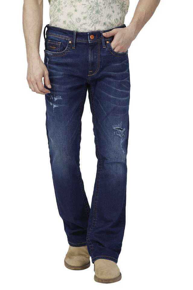 Light-Wash-Blended-Fabric-Regular-Fit-Men-s-Jeans