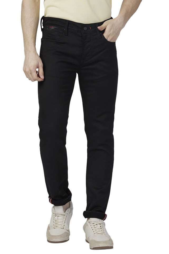 Light-Wash-Blended-Fabric-Skinny-Fit-Men-s-Jeans