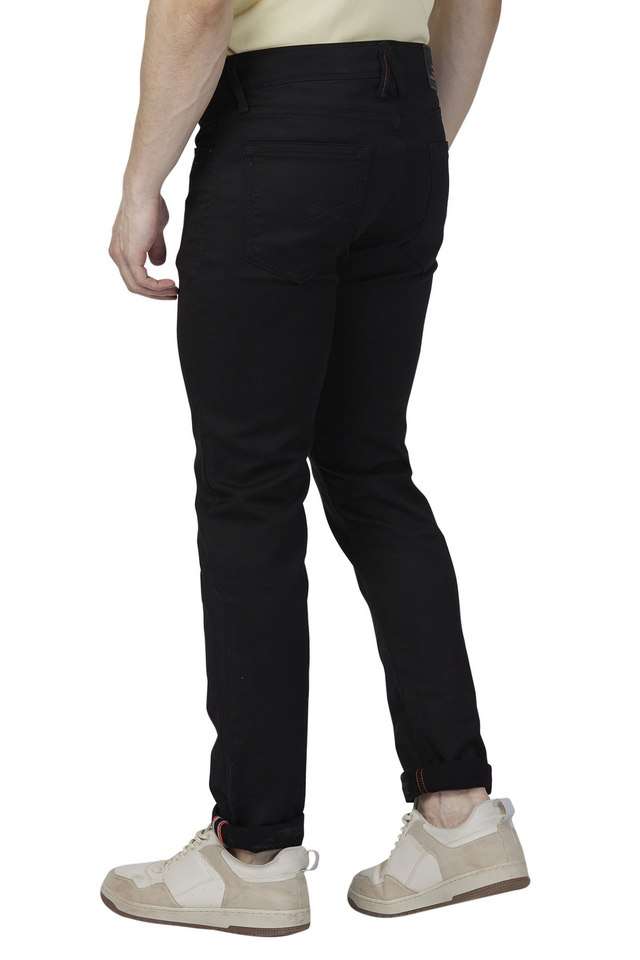 Light-Wash-Blended-Fabric-Skinny-Fit-Men-s-Jeans