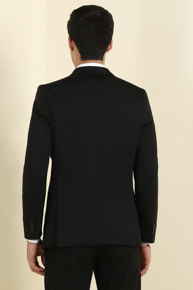 Solid-Blended-Fabric-Super-Slim-Fit-Men-s-Casual-Blazer