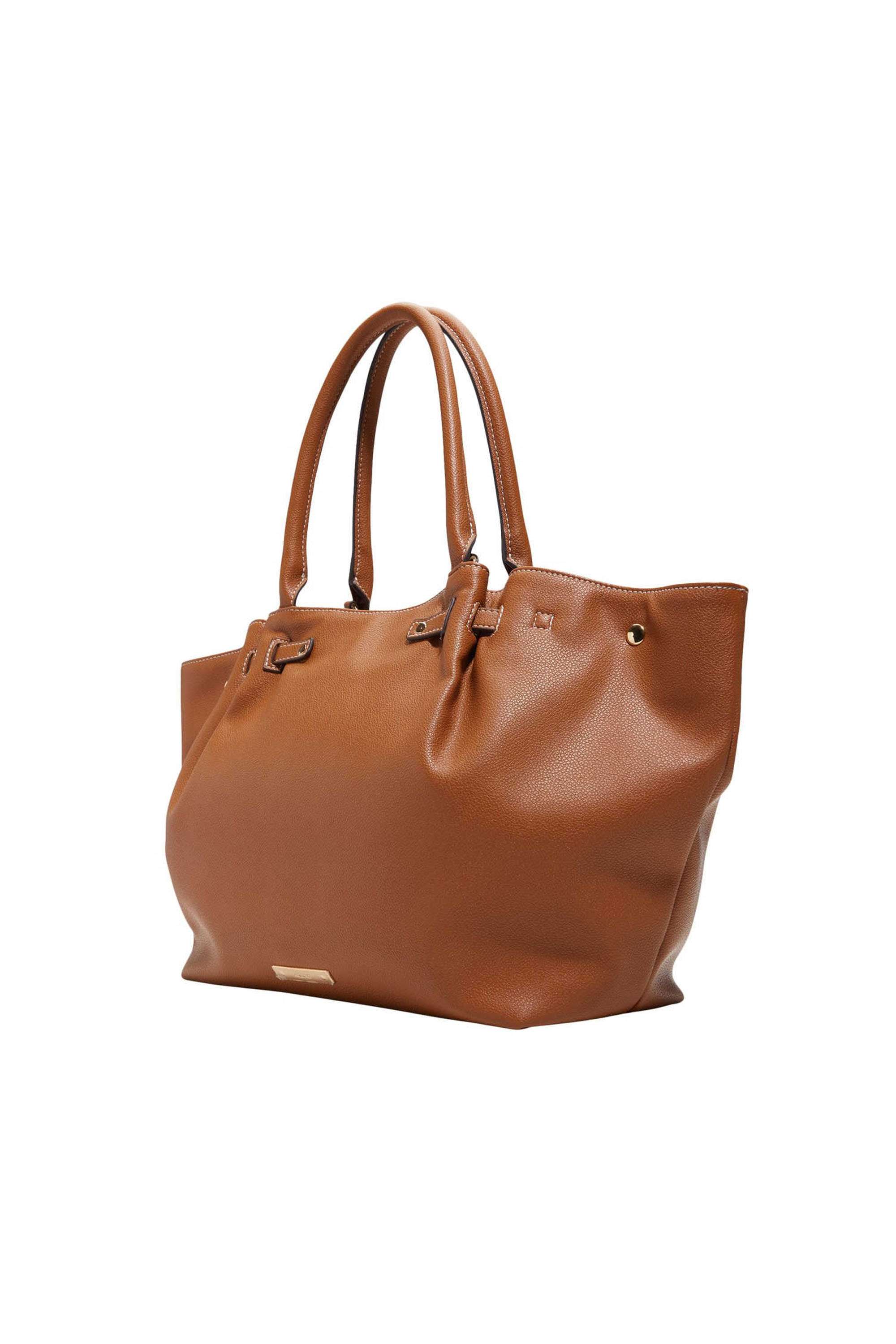 Zipper-Closure-Synthetic-Women-Casual-Wear-Tote-Bag