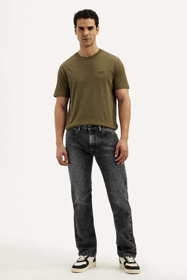Light-Wash-Polyester-Slim-Fit-Men-s-Jeans