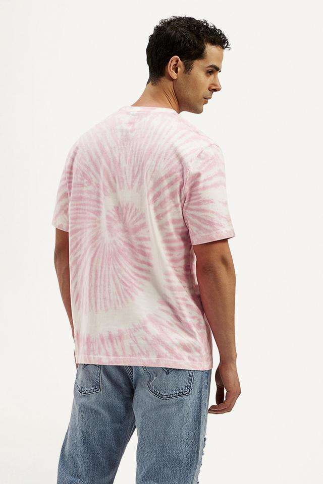 Tie-&-Dye-Cotton-Regular-Fit-Men-T-Shirt