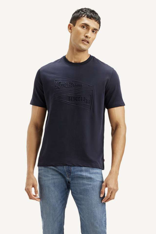 Solid-Cotton-Regular-Fit-Men-T-Shirt