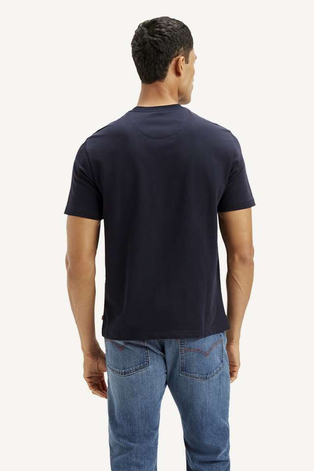 Solid-Cotton-Regular-Fit-Men-T-Shirt