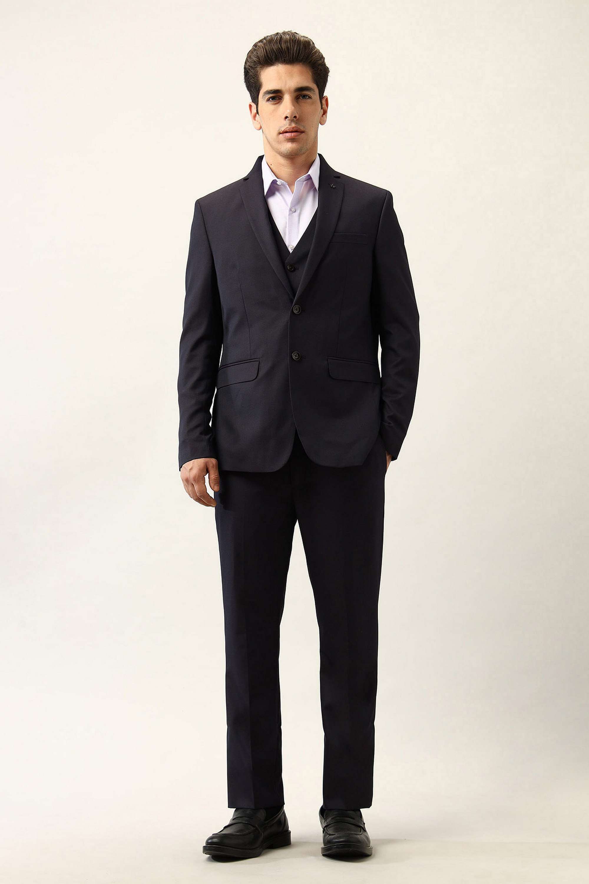 Textured-Polyester-Viscose-Tailored-Men-s-Ethnic-Suit