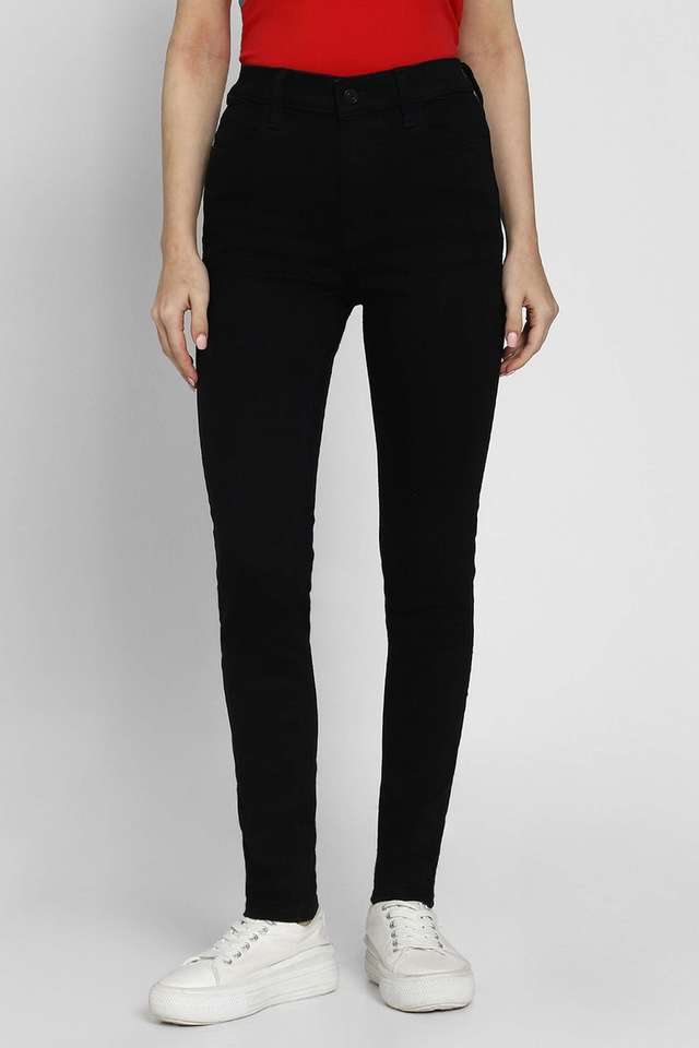 american eagle High Rise Blended Fabric Skinny Fit Women's Jeans-picture-43
