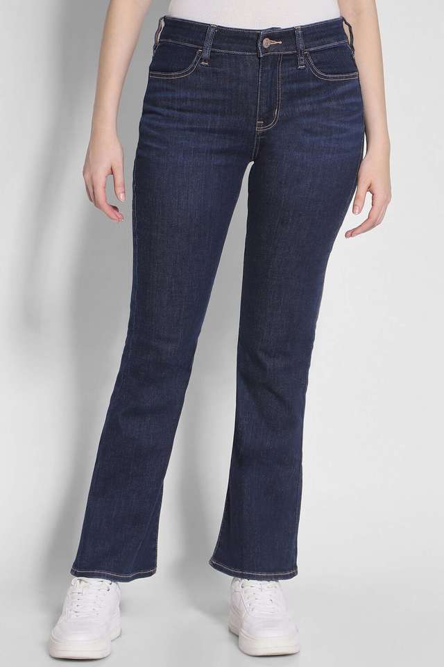 High-Rise-Blended-Fabric-Skinny-Fit-Women-s-Jeans
