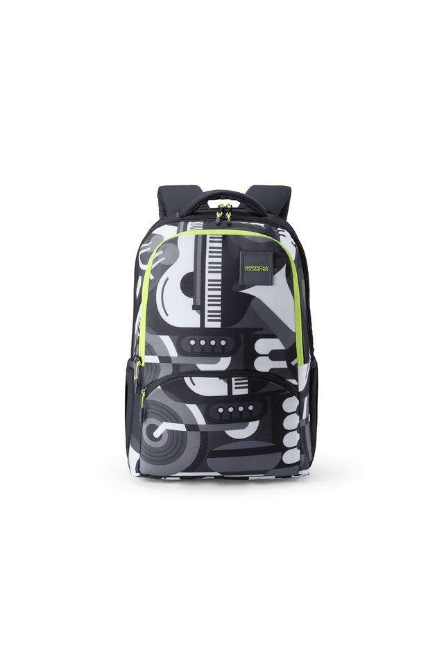 Zipper-Closure-Quad-4.0-Polyester-Unisex-Casual-Wear-Backpack