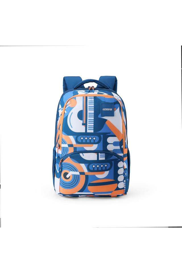 Zipper-Closure-Quad-4.0-Polyester-Unisex-Casual-Wear-Backpack
