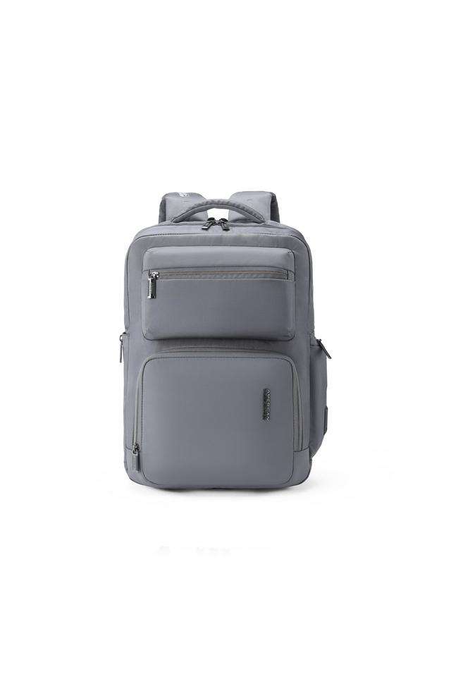Zipper-Closure-Zork-Pro-Polyester-Unisex-Casual-Wear-Backpack