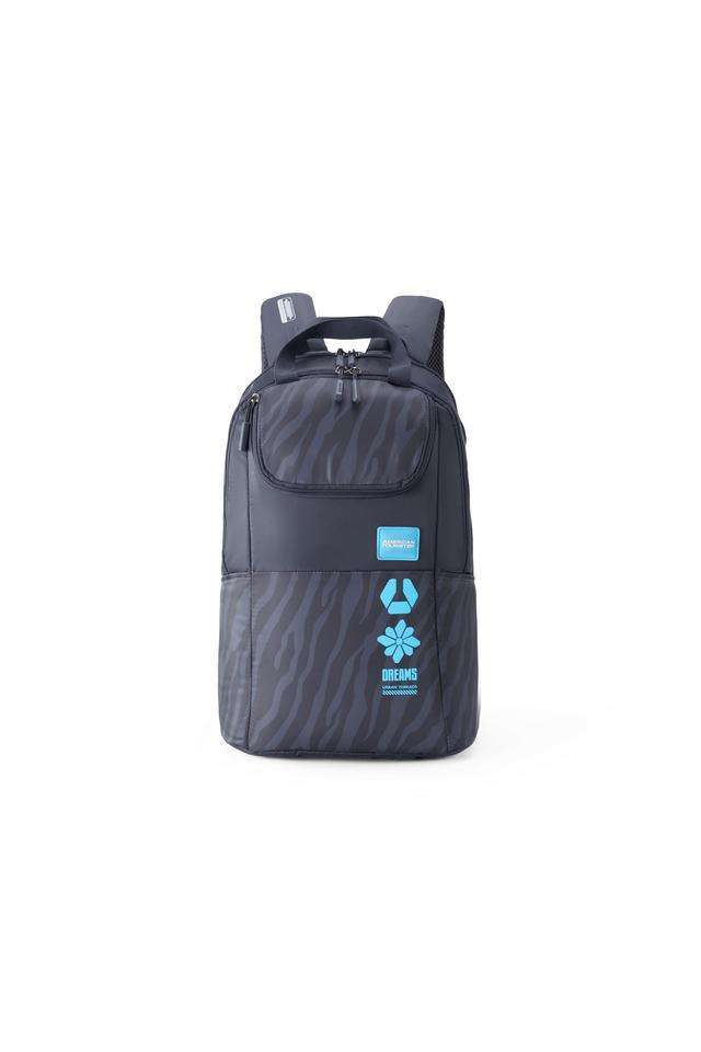 Zipper-Closure-Zumba-4.0-Polyester-Unisex-Casual-Wear-Backpack