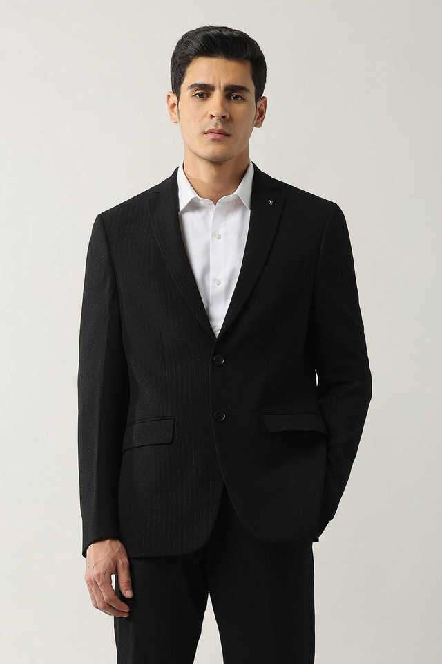 Structured-Blended-Fabric-Slim-Fit-Men-s-Casual-Wear-Blazer