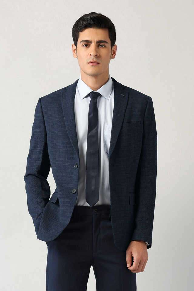Structured-Blended-Fabric-Slim-Fit-Men-s-Formal-Wear-Blazer