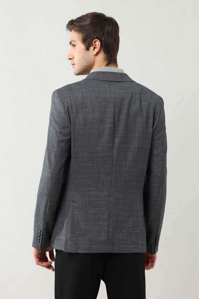 Structured-Blended-Fabric-Slim-Fit-Men-s-Formal-Wear-Blazer