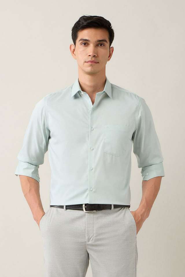 Solid-Cotton-Regular-Fit-Men-s-Formal-Wear-Shirt