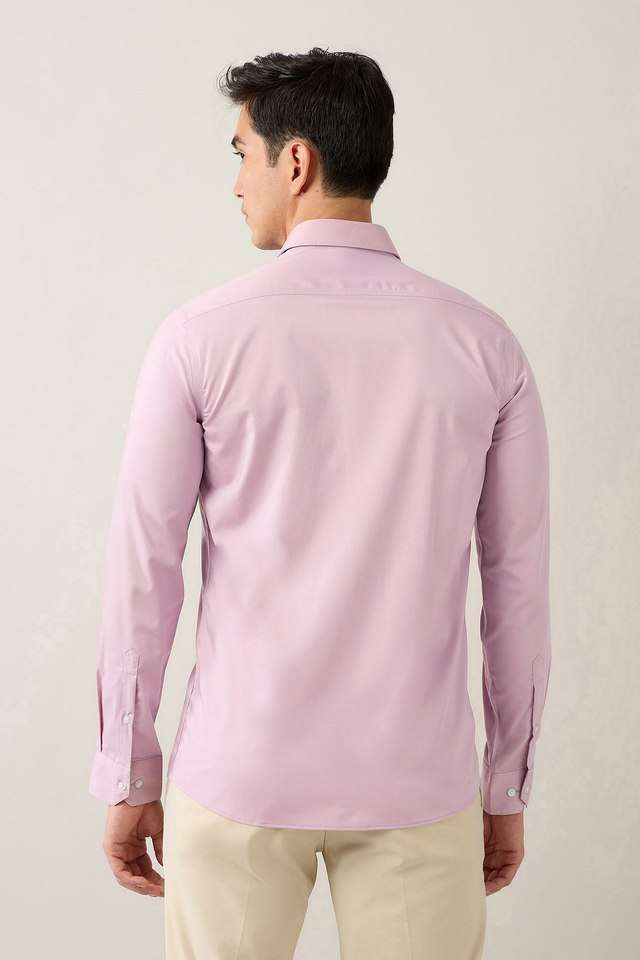 Solid-Cotton-Slim-Fit-Men-s-Formal-Wear-Shirt