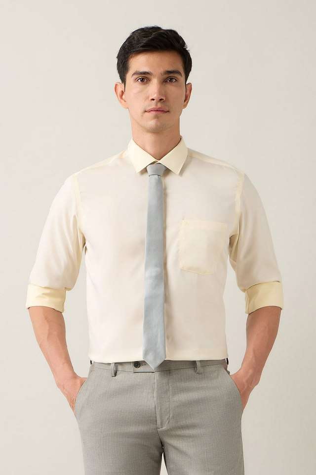 Solid-Cotton-Regular-Fit-Men-s-Formal-Wear-Shirt