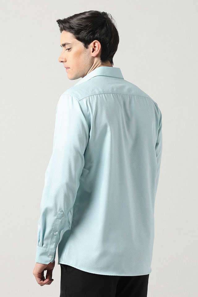 Buy Arrow green Structured Cotton Regular Fit Men's Formal Wear Shirt |  Shoppers Stop