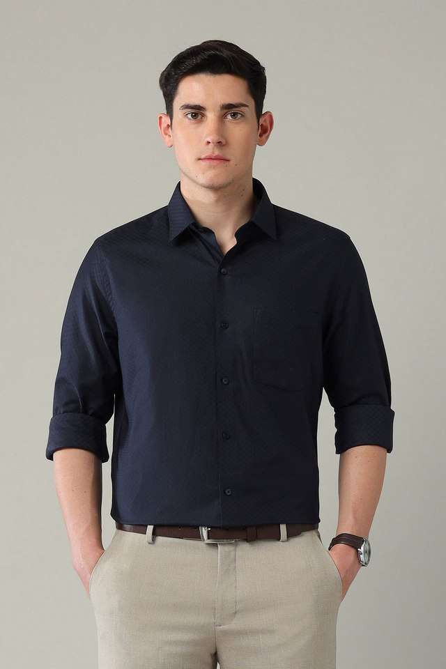 Structured-Cotton-Regular-Fit-Men-s-Formal-Wear-Shirt
