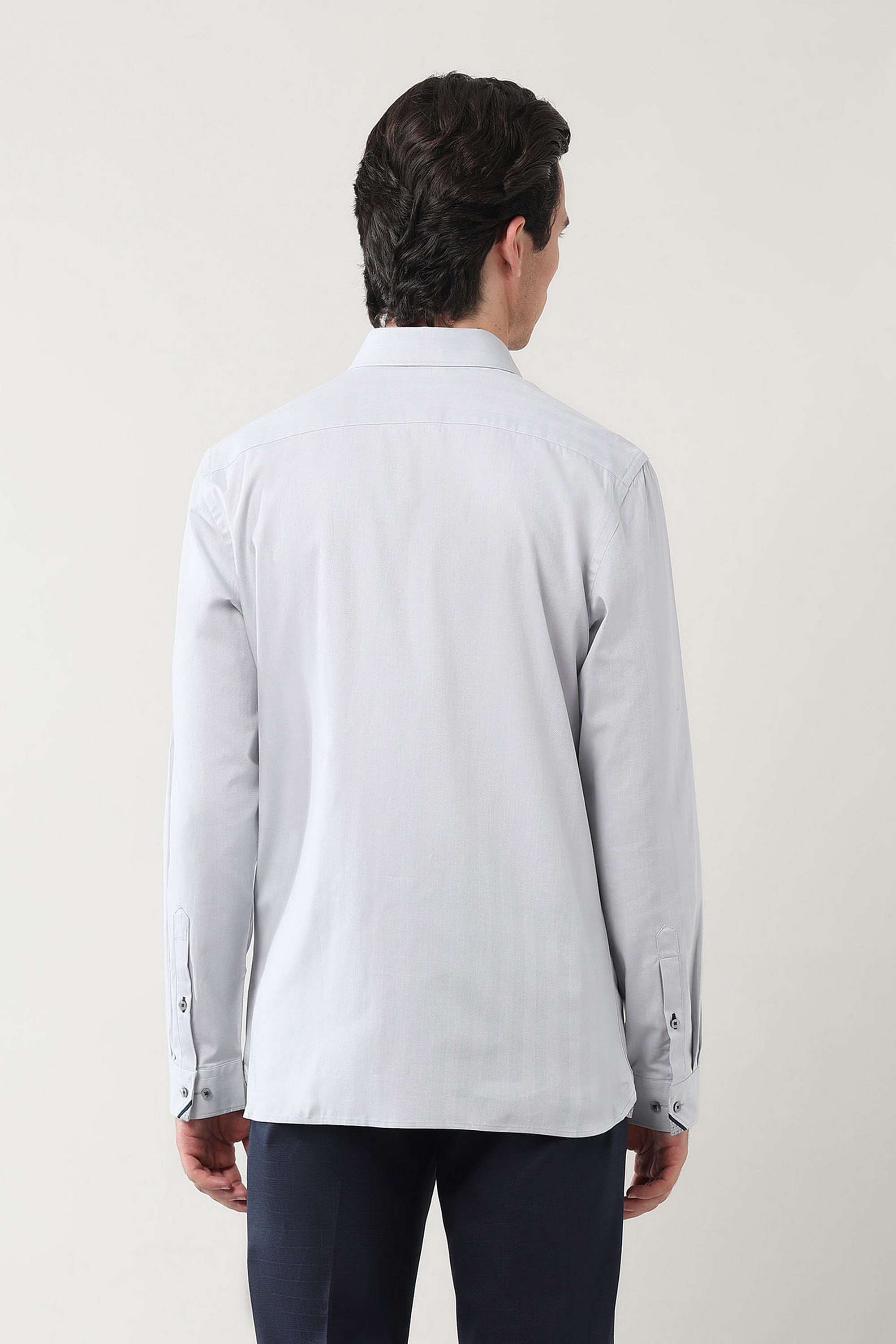 Solid-Pure-Cotton-Regular-Fit-Men-s-Shirt