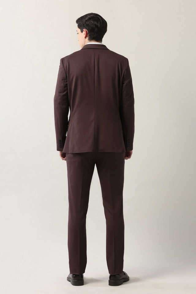 Structured-Blended-Fabric-Regular-Fit-Men-s-Formal-Wear-Suit