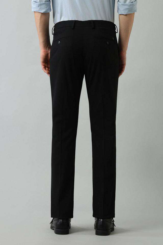 Structured-Polyester-Slim-Fit-Men-s-Formal-Wear-Trousers