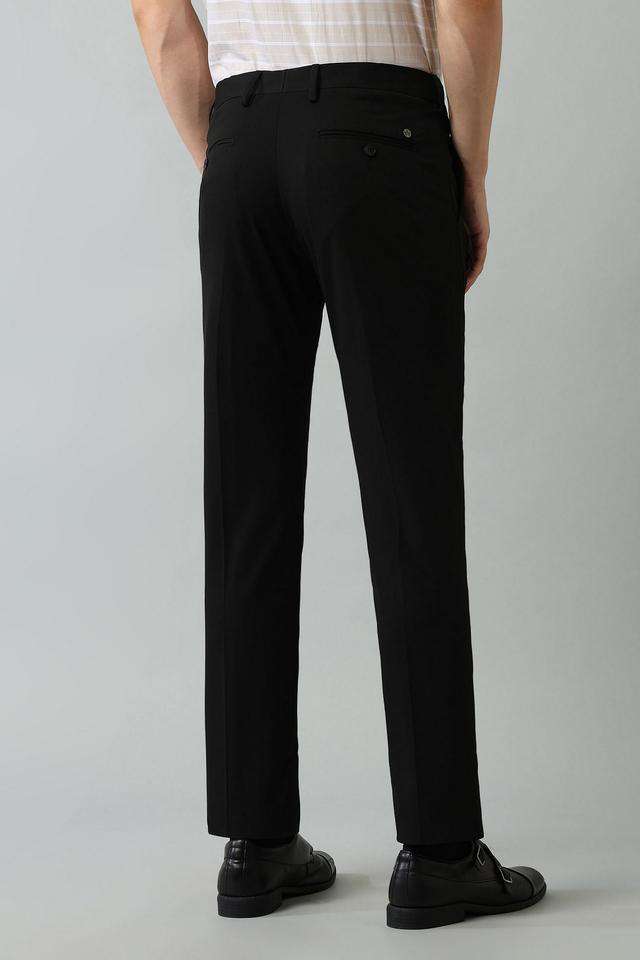 Structured-Polyester-Slim-Fit-Men-s-Formal-Wear-Trousers