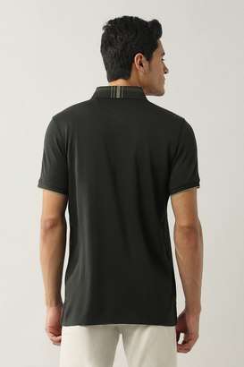 Solid-Cotton-Blend-Polo-Men-s-T-Shirt