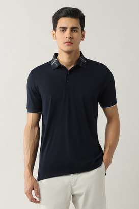 Solid-Cotton-Blend-Polo-Men-s-T-Shirt