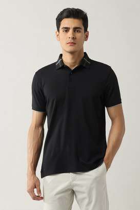 Solid-Cotton-Blend-Polo-Men-s-T-Shirt