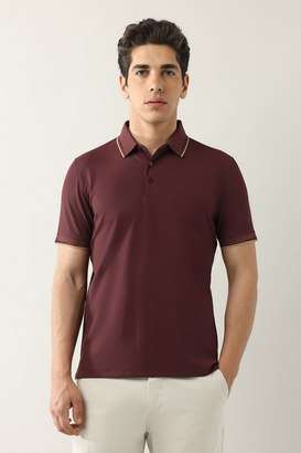 Solid-Cotton-Blend-Regular-Fit-Men-Polo-T-Shirt