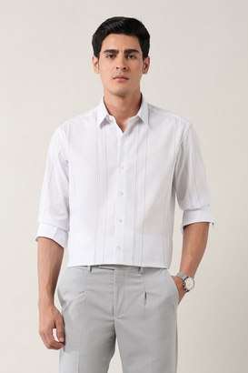 Stripes-Blended-Fabric-Slim-Fit-Men-s-Formal-Shirt