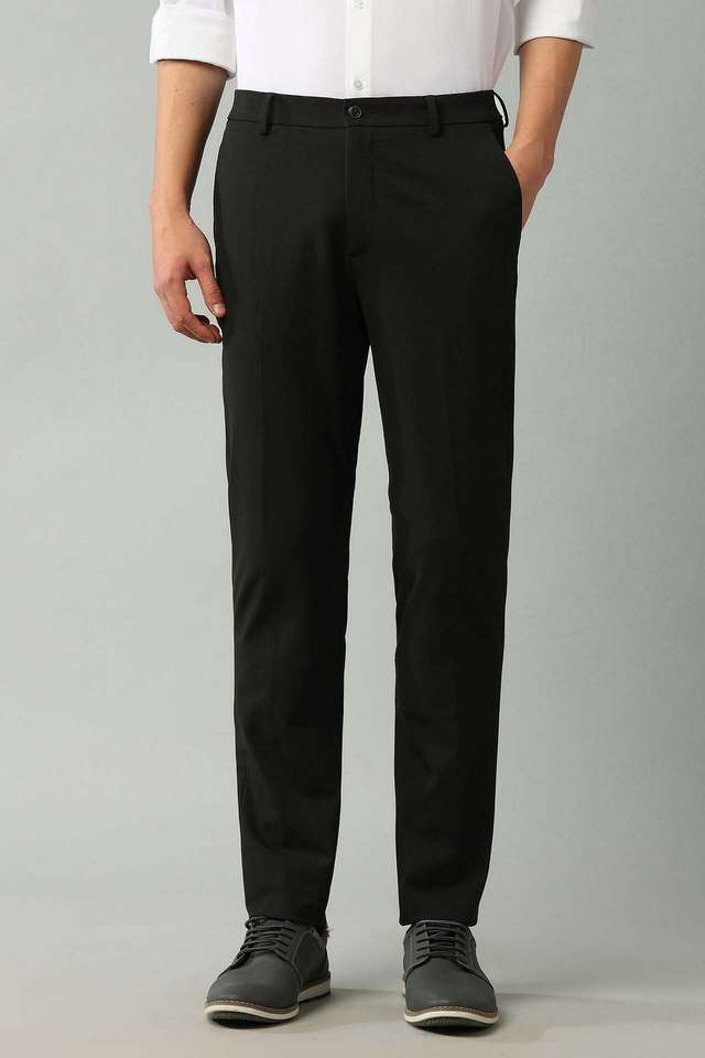 Solid-Polyester-Super-Slim-Fit-Men-s-Formal-Wear-Trousers