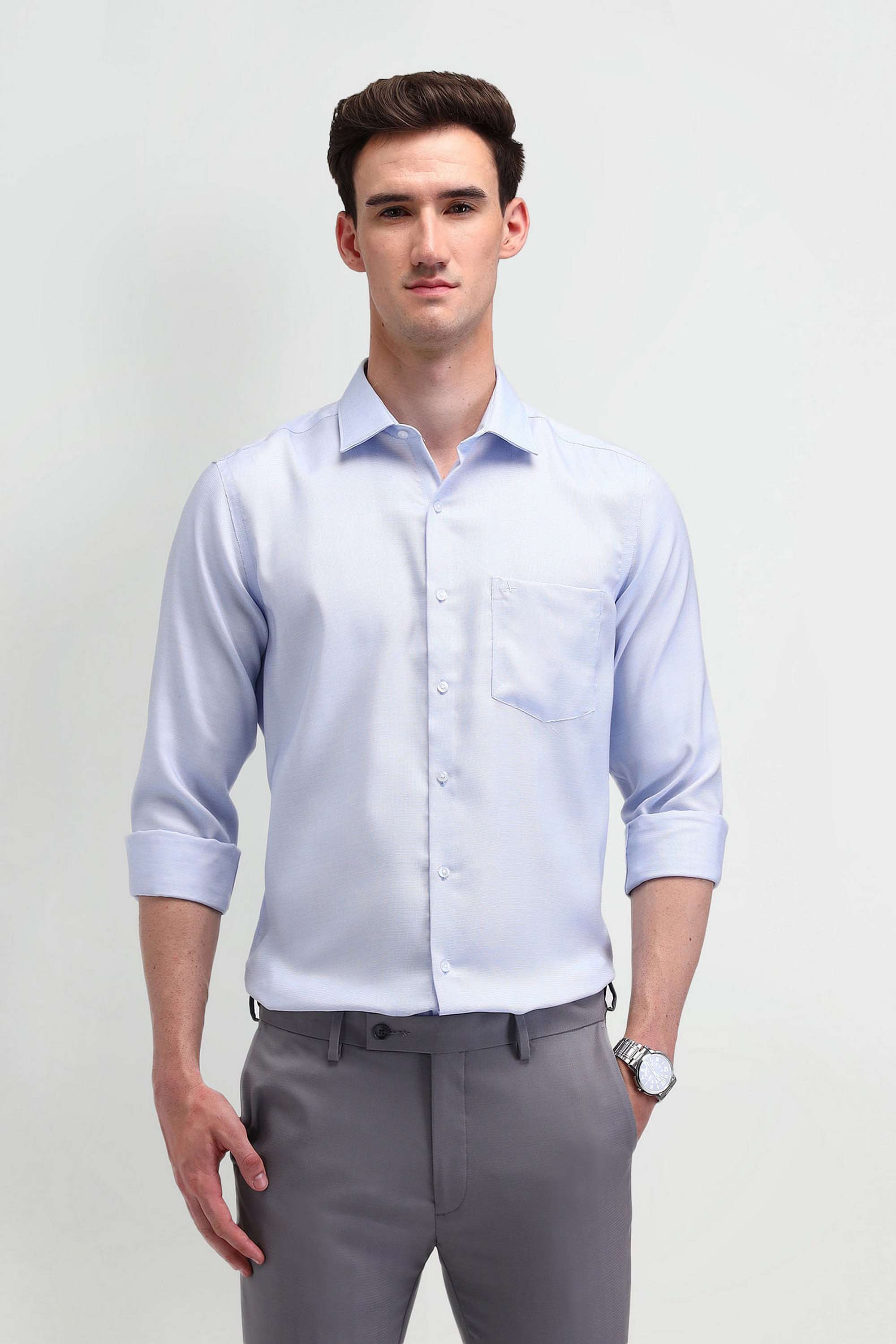 Solid-Cotton-Regular-Fit-Men-s-Formal-Shirt