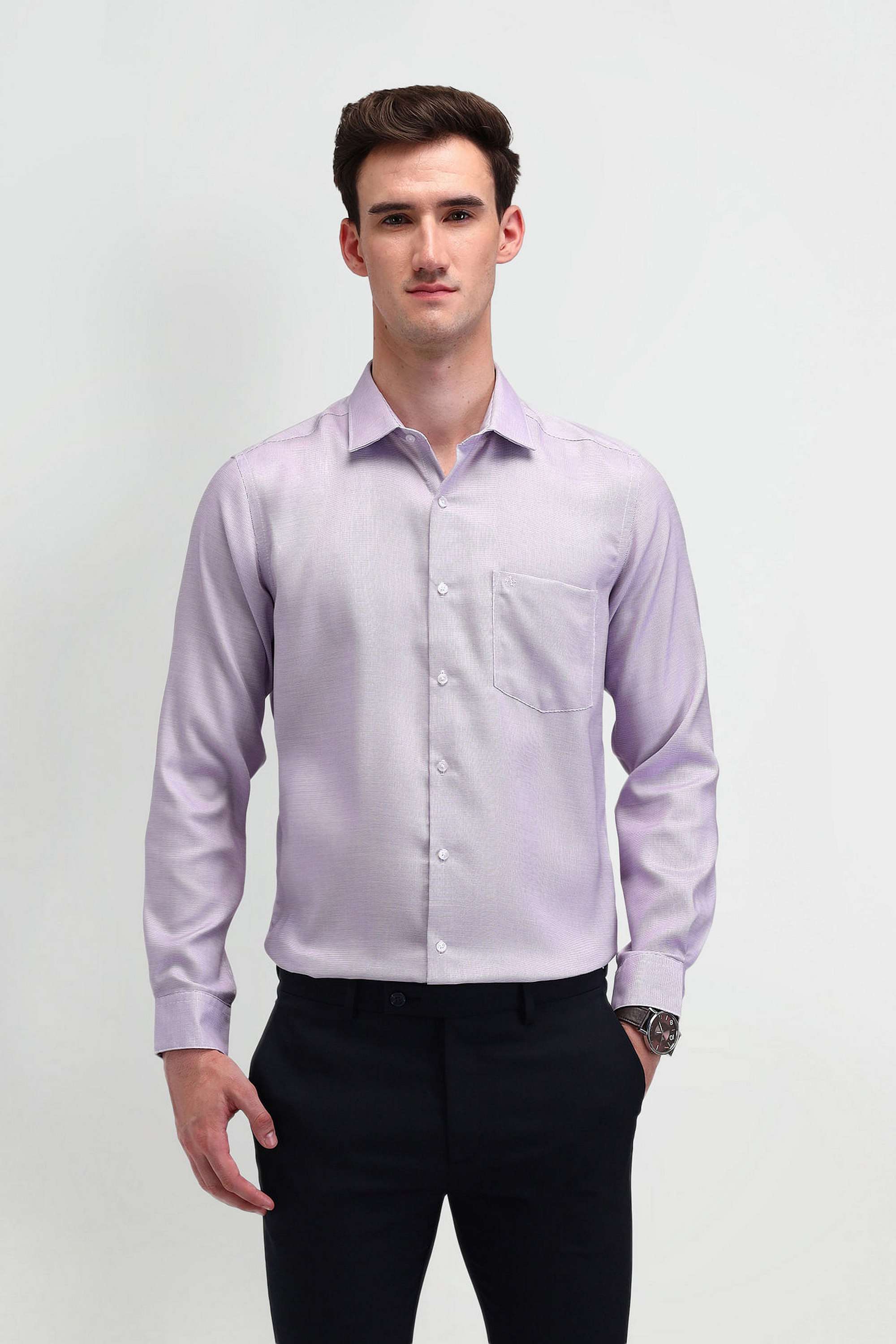 Solid-Cotton-Regular-Fit-Men-s-Formal-Shirt