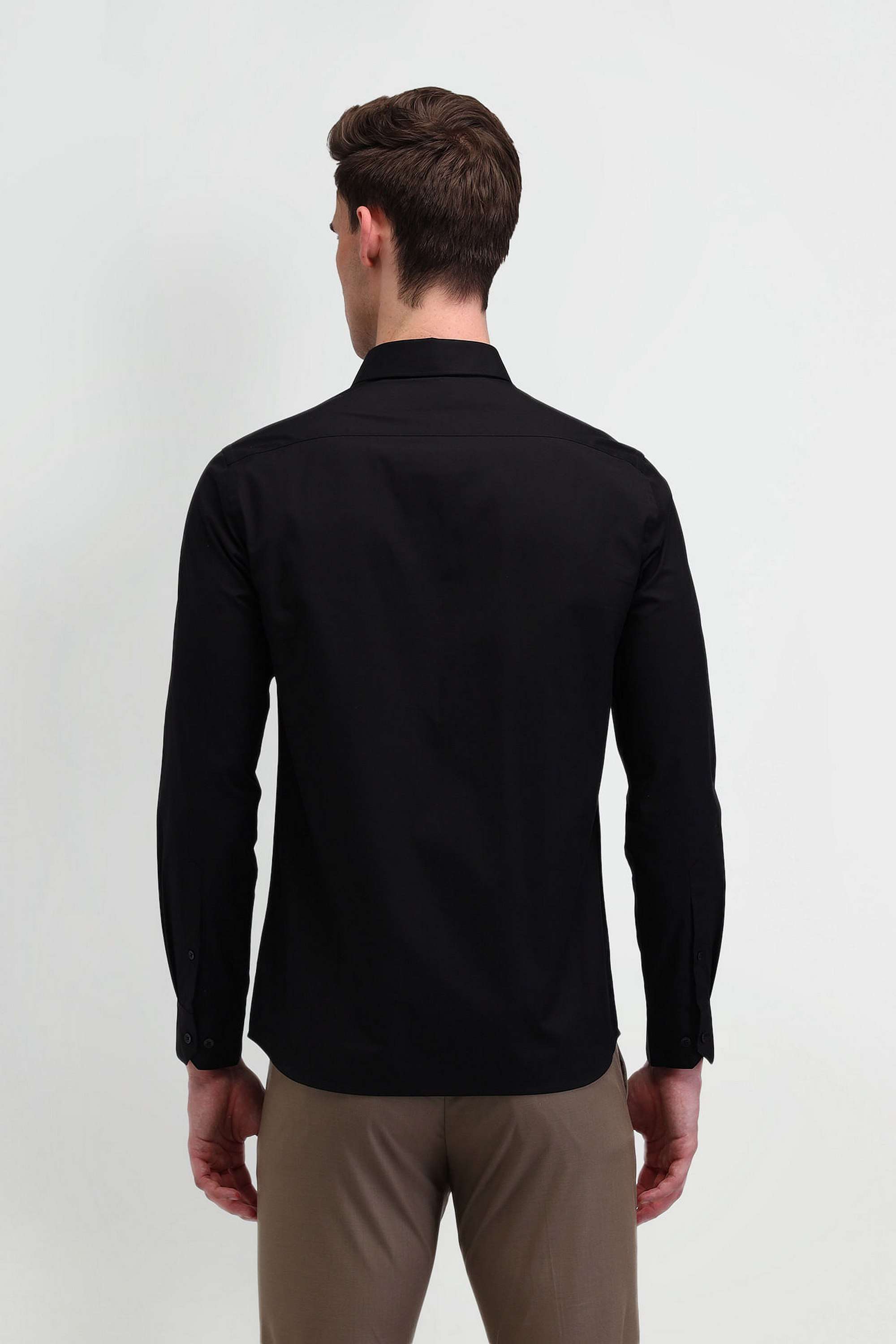Solid-Cotton-Men-Formal-Wear-Shirt