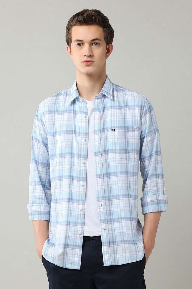 Checks-Cotton-Slim-Fit-Men-s-Casual-Wear-Shirt