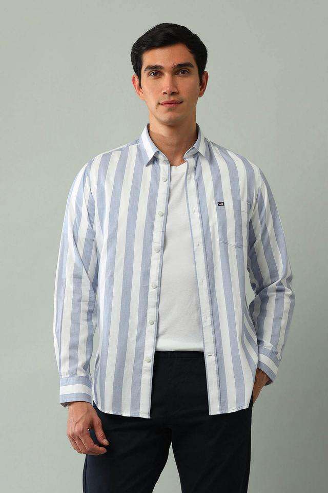 Stripes-Cotton-Slim-Fit-Men-s-Casual-Wear-Shirt
