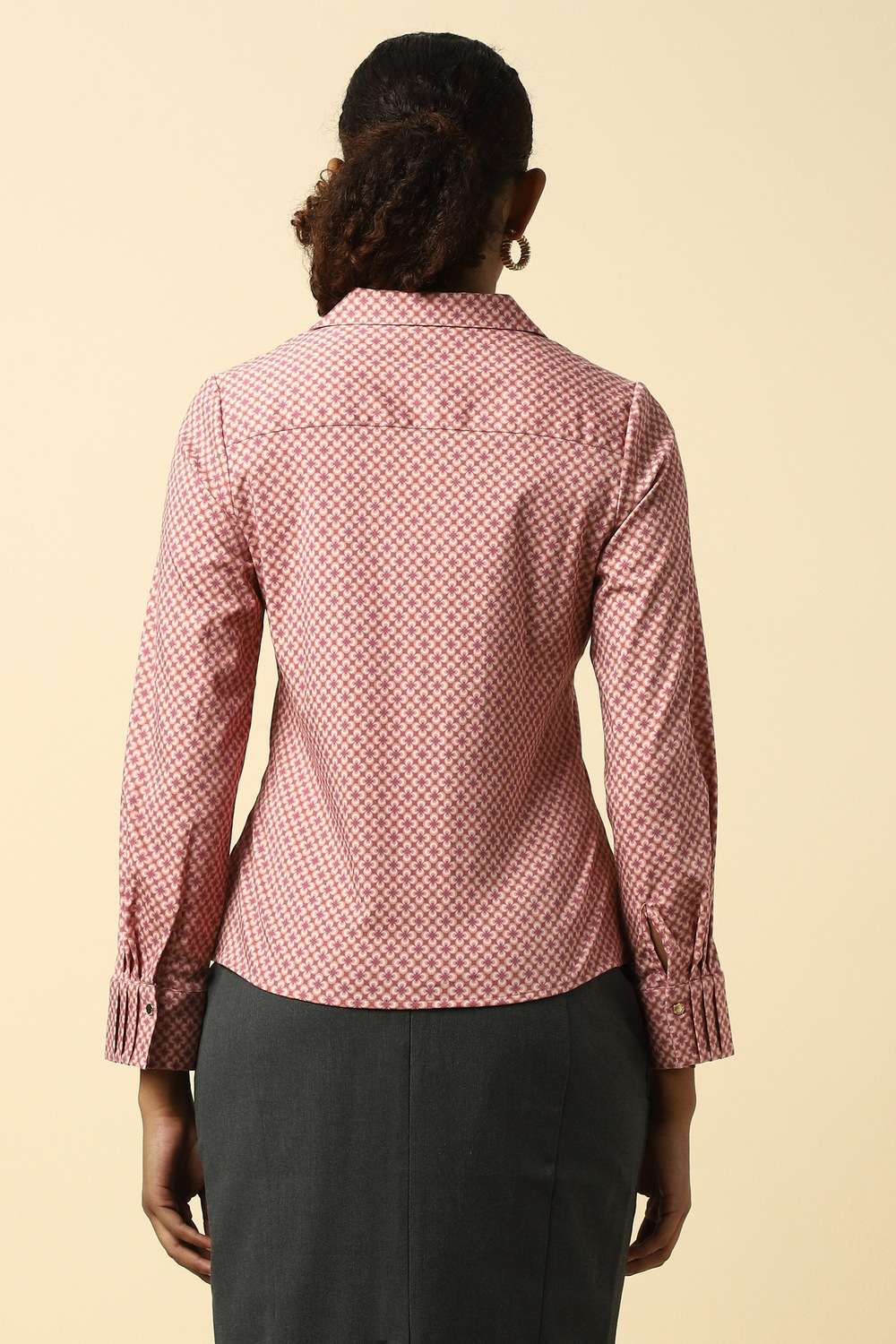 Printed-Blended-Fabric-Regular-Fit-Women-s-Shirt