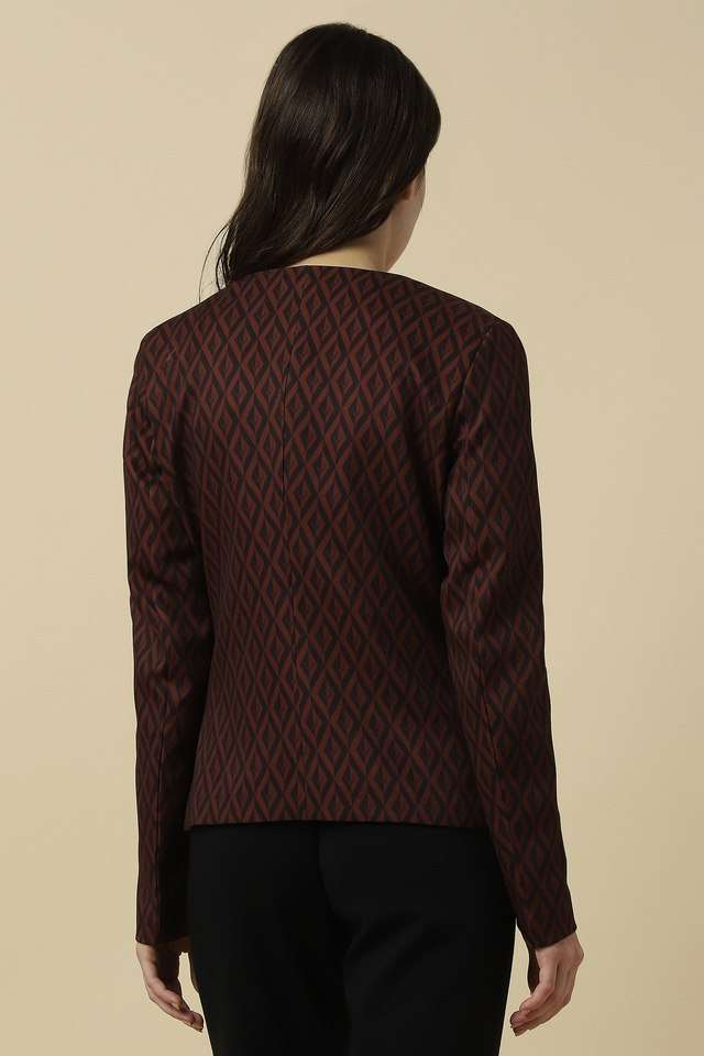 Printed-Polyester-Regular-Fit-Women-s-Blazer