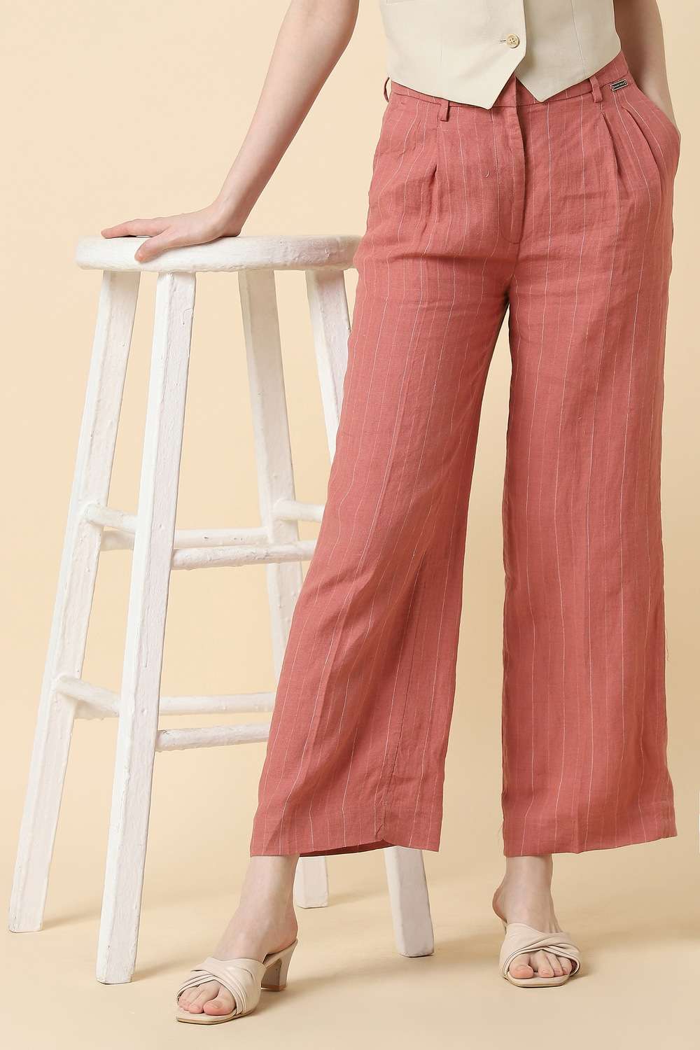 Stripes-Linen-Relaxed-Fit-Women-s-Trousers