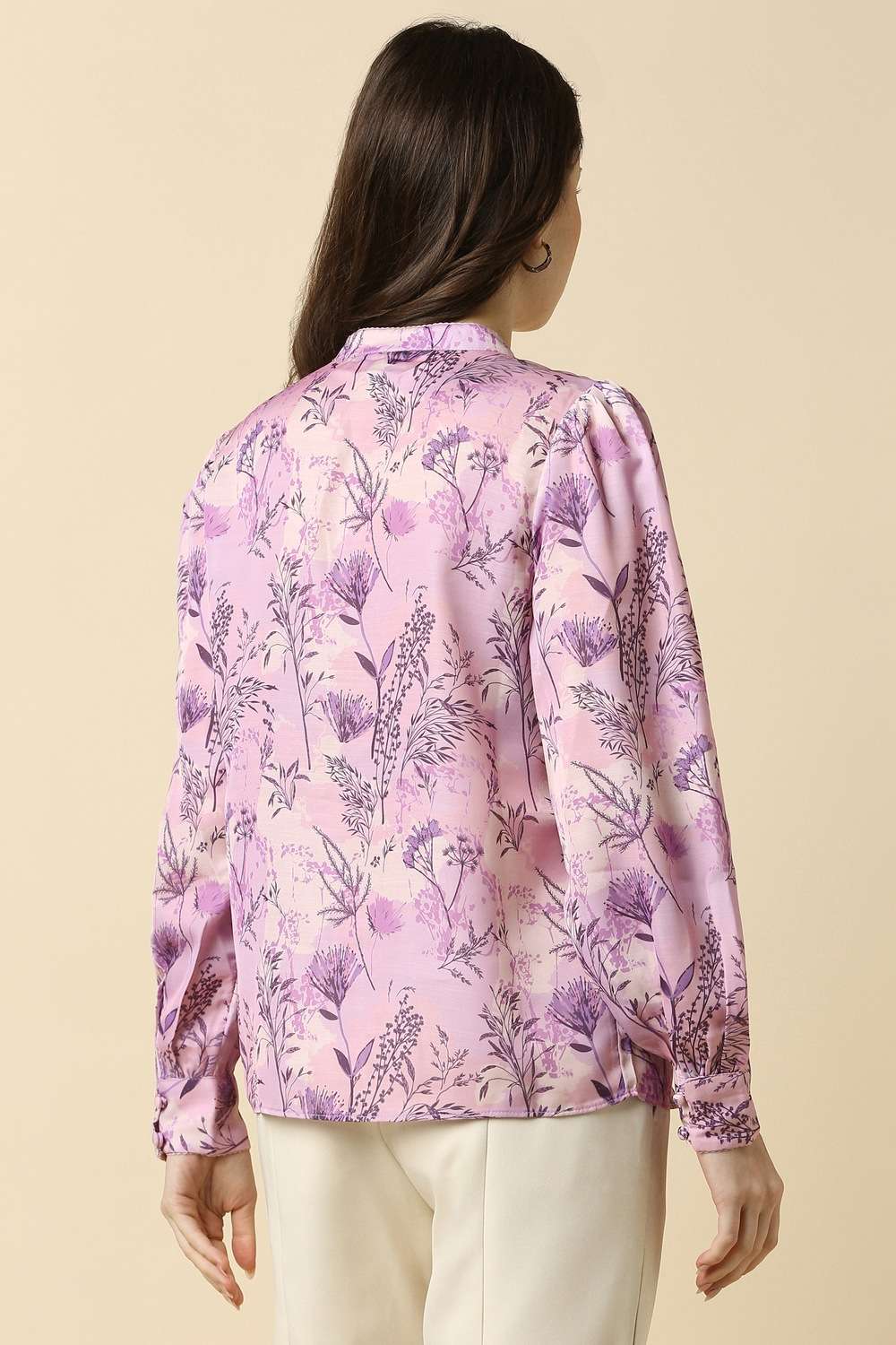 Printed-Blended-Fabric-Regular-Fit-Women-s-Shirt