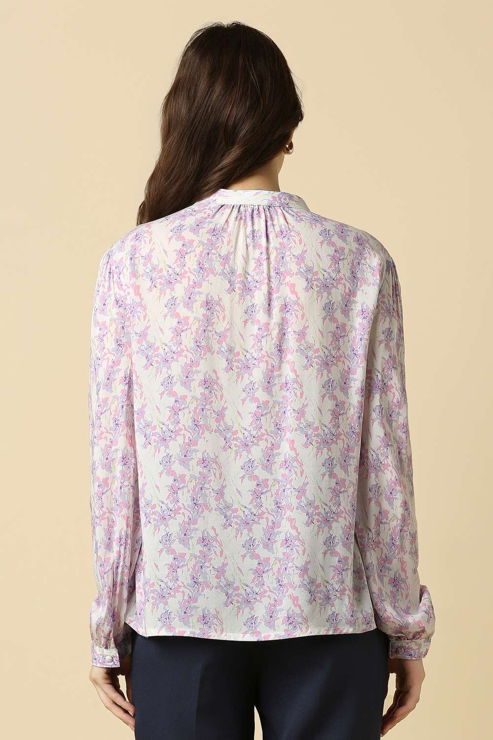 Solid-Rayon-Regular-Fit-Women-s-Shirt