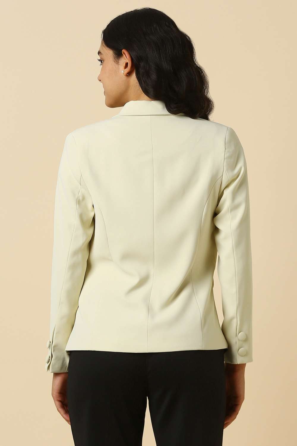 Solid-Polyester-Regular-Fit-Women-s-Blazer