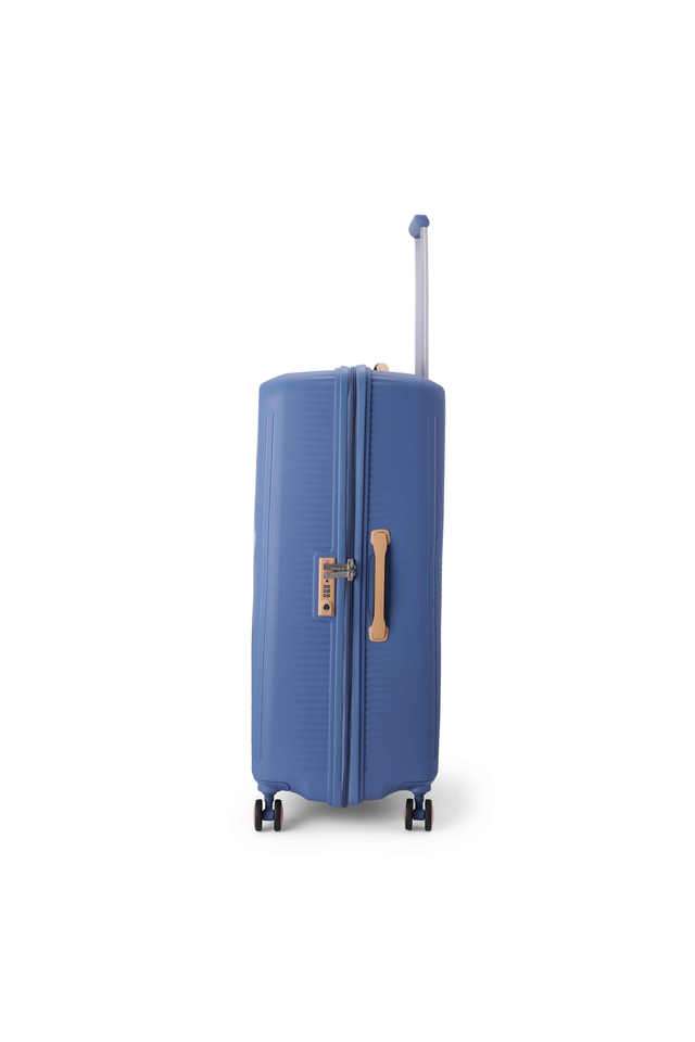 Buy American Tourister Dark Blue Elbrus Polypropylene 8 Wheels TSA
