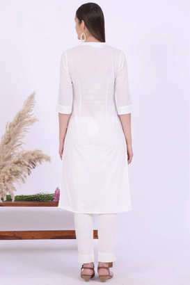 Embroidered-Cotton-Collared-Women-s-Casual-Wear-Kurta