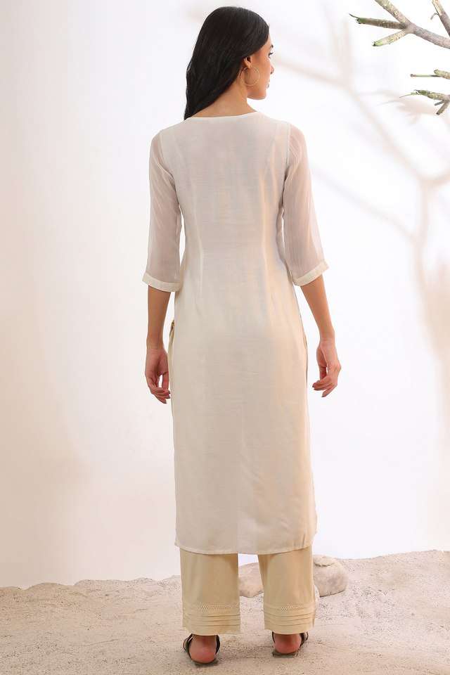 Abstract-Cotton-Blend-Regular-Fit-Women-s-Straight-Kurta